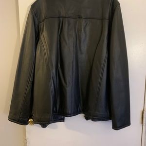 Black Leather Coat